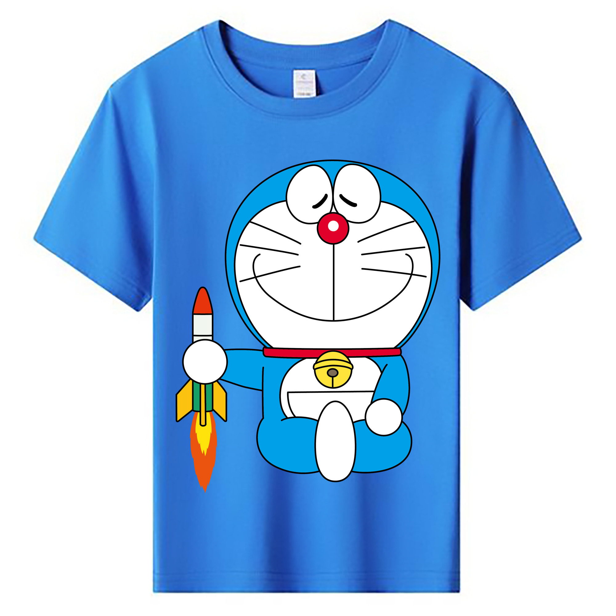 （画像用） ドラえもん Doraemon 綿100％キッズTシャツ（フロントプリント）